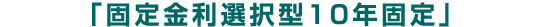 固定金利選択型10年固定